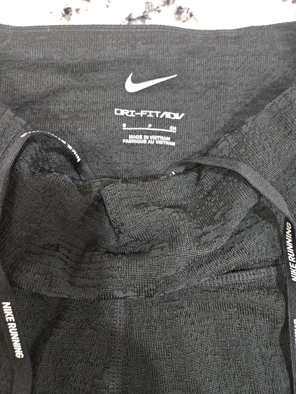 Nike Black Performance Leggings with Reflective Trim